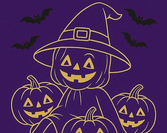 Halloween-kleurboek | Spookachtige activiteit voor kinderen (afdrukbare pdf)