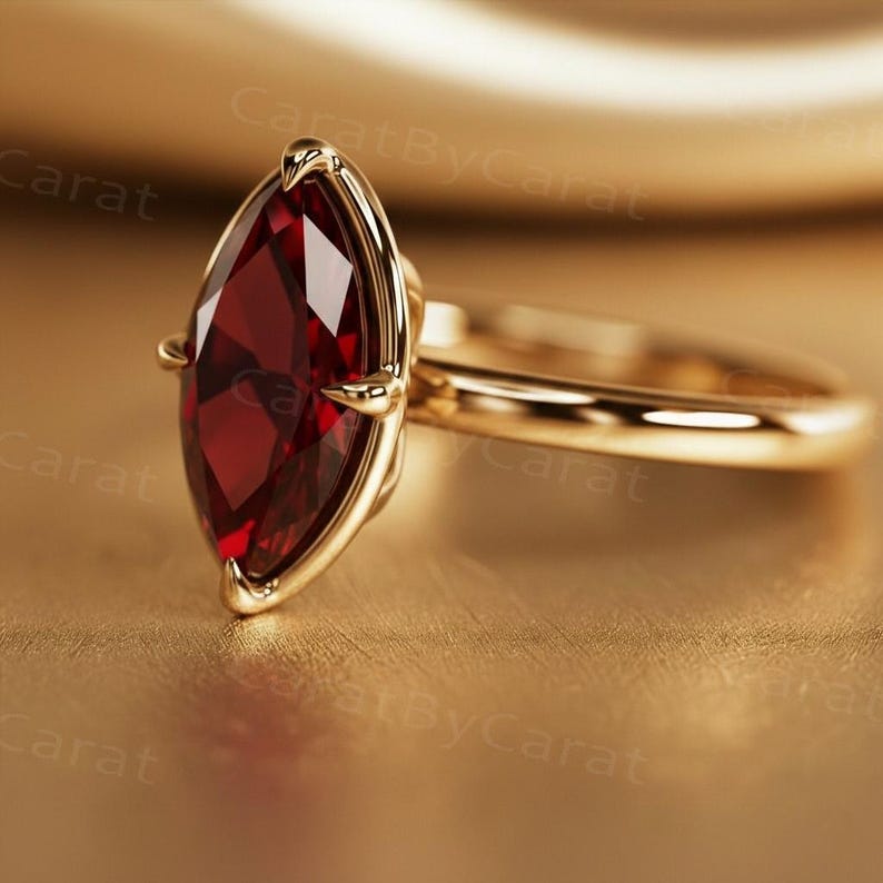 Lab Ruby Ring, Marquise Ruby, Ruby Solitaire, 2ct Ruby Ring, Promise Ring For Her, Anniversary Gift, Wife Gift, Ruby Engagement, July Birthstone, Red Gemstone, Bridal Ring, Solitaire Ring, Gift For Her, Ruby Ring, Marquise Ring, Engagement Ring, Promise Ring, Anniversary Ring, 2 Ct Lab Ruby Marquise Solitaire Ring, Ruby Engagement Ring For Her, Marquise Ruby Promise Ring Gold, Anniversary Ruby Ring For Wife, July Birthstone Ruby Engagement Ring, Red Gemstone Engagement Ring Alternative