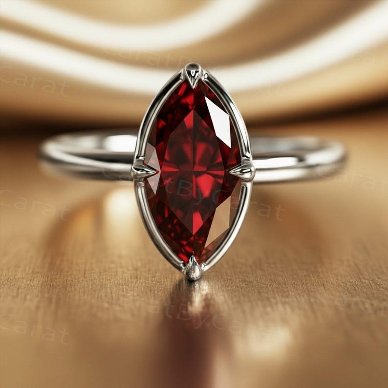 Lab Ruby Ring, Marquise Ruby, Ruby Solitaire, 2ct Ruby Ring, Promise Ring For Her, Anniversary Gift, Wife Gift, Ruby Engagement, July Birthstone, Red Gemstone, Bridal Ring, Solitaire Ring, Gift For Her, Ruby Ring, Marquise Ring, Engagement Ring, Promise Ring, Anniversary Ring, 2 Ct Lab Ruby Marquise Solitaire Ring, Ruby Engagement Ring For Her, Marquise Ruby Promise Ring Gold, Anniversary Ruby Ring For Wife, July Birthstone Ruby Engagement Ring, Red Gemstone Engagement Ring Alternative
