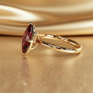 Lab Ruby Ring, Marquise Ruby, Ruby Solitaire, 2ct Ruby Ring, Promise Ring For Her, Anniversary Gift, Wife Gift, Ruby Engagement, July Birthstone, Red Gemstone, Bridal Ring, Solitaire Ring, Gift For Her, Ruby Ring, Marquise Ring, Engagement Ring, Promise Ring, Anniversary Ring, 2 Ct Lab Ruby Marquise Solitaire Ring, Ruby Engagement Ring For Her, Marquise Ruby Promise Ring Gold, Anniversary Ruby Ring For Wife, July Birthstone Ruby Engagement Ring, Red Gemstone Engagement Ring Alternative