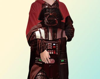 Star Wars Darth Vader Decke Hoodie, oversize Fleece Sweatshirt