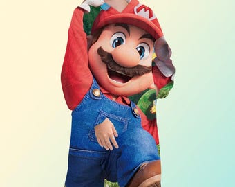Sudadera con capucha tipo manta de Super Mario Bros, sudadera polar extragrande, unisex
