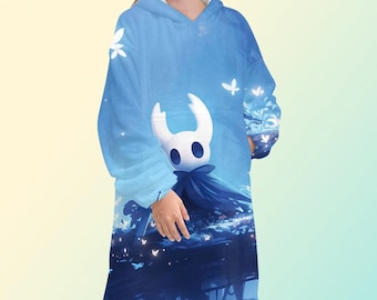 Sudadera con capucha y manta de Hollow Knight, sudadera polar extragrande, unisex