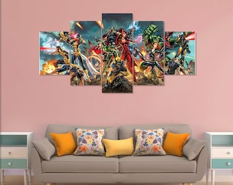 Póster de X-Men: Lobezno, Tormenta, Cíclope y Gambito (5 piezas)