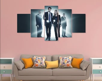 Plakat z filmu "Z Archiwum X", płótno ścienne, 5 elementów