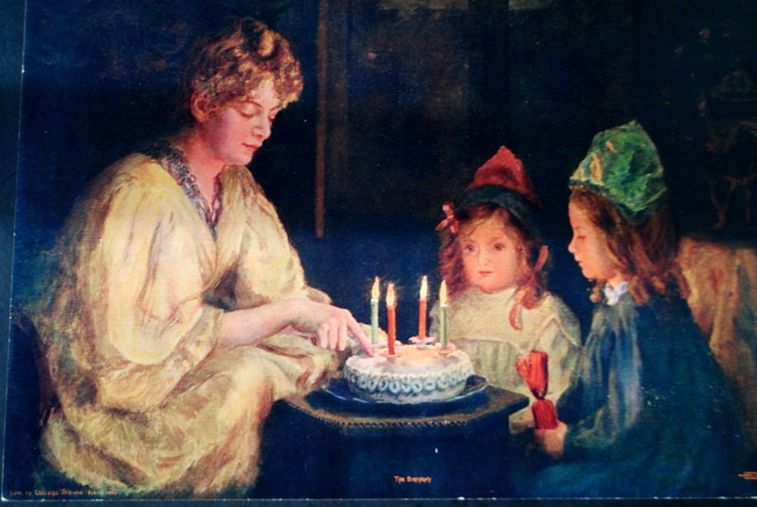 Magnificent Vintage 1903, Lithograph, Original, Art Print