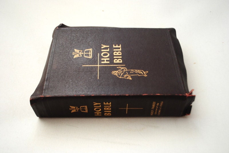 1950 vintage , religious rare , massive , family book 