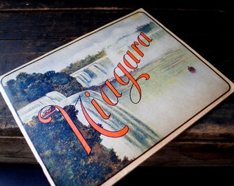 Vintage 1909, vierte Auflage Souvenir Buch "Niagara" von Nelson Company, Portland, Maine.