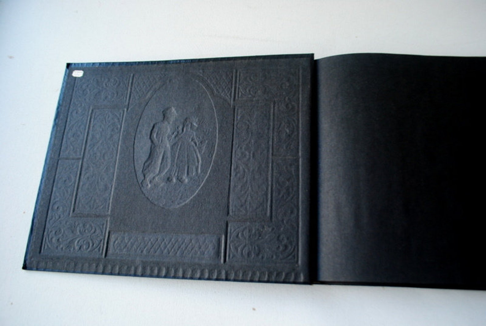 Perfect Gift Vintage 1960, Black Embossed , Large Photo Album With a ...