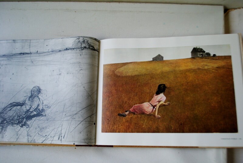 Andrew Wyeth 作品集 : 1968 1968 Vintage , First Edition, Famous , Large Art Book