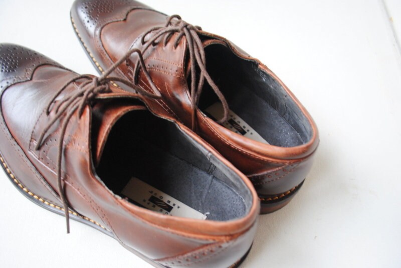 Joseph Abboud Brown Leather Oxfords with Classic Brogue Design Joseph Abboud | Shoes | Joseph Abboud Dress Shoes Mens 1  main image 2