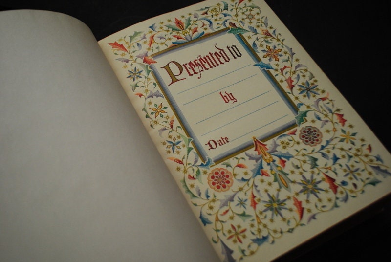 1950 vintage , religious rare , massive , family book 