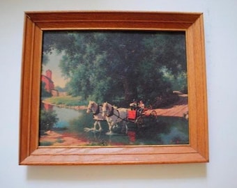 Anne Hathaway's Cottage Print Signed John S Burt 1976