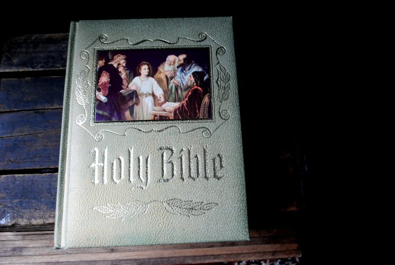 Religious, vintage 1980, large book