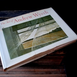 Americana vintage 1973,  hard cover ,   first edition, large  book&quot; The Art of Andrew  Wyeth&quot; by  Wanda M. Corn.