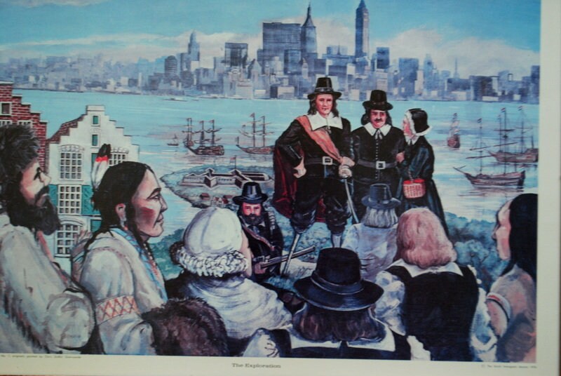 Dutch Americana Americana Vintage 1976 , Original, Lithograph Art Print #1 ...