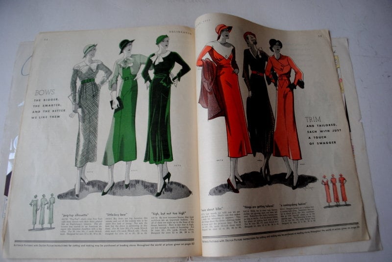Rare Vintage , August 1932 American Women's Magazine