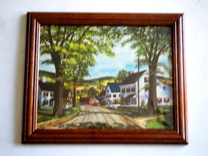 巴水 巴水 夕雪の青バージョン 江戸川 (SOLD) – Egenolf Gallery