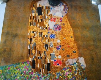 トップス 90' vintage Gustav Klimt art sweat World Classic Vintage 1990, Original, Offset Lithograph