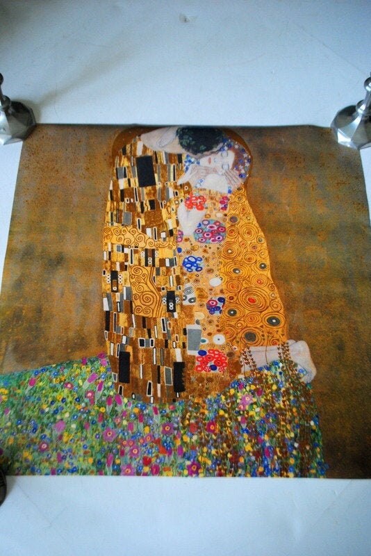 洋楽 Gustav Klimt World Classic Vintage 1990, Original, Offset Lithograph