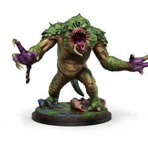 Miniatura di bestia furiosa / Mostro imponente con zanne e artigli / Creatura per incontro boss di D&D / Pathfinder RPG / Resina 25 mm-75 mm