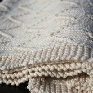 Welcome Baby blanket knitting pattern PDF download image 2