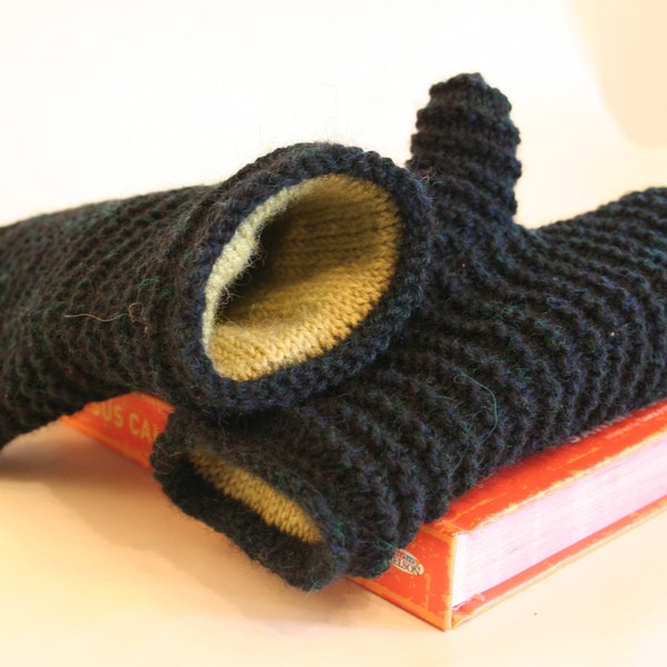 Doppelt gefütterte Handschuhe, Strickmuster