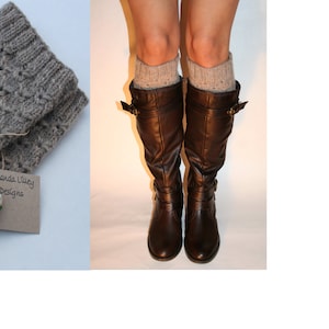 Lace Boot toppers knitting pattern (PDF download)