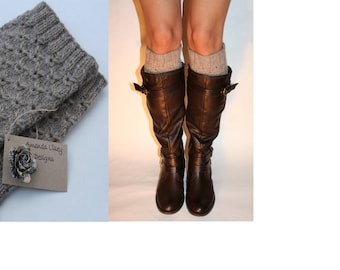 Lace Boot toppers knitting pattern (PDF download)