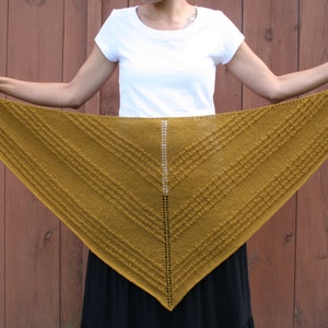 Shawl Wrap Knitting Pattern, Knit Shawl