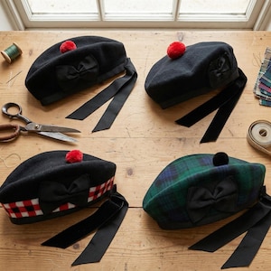 【実物美品】イギリス軍 グレンギャリー帽 ブラック Glengarry cap - Etsy 日本