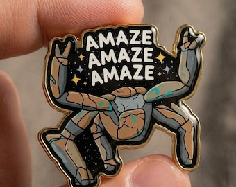 Project Hail Mary Acrylic Pin, Amaze Amaze Amaze Rocky Pin, Ryland Grace Pin, Rocky Pin, Fist My Bump