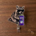 Funny Raccoon Energy Drink Badge Reel, Raccoon Soda  Badge Holder, Nurse Badge Reel, Retractable ID Holder, Funny Work Gift product logo
