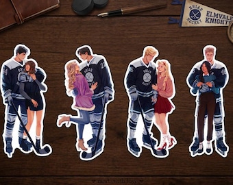 Off Campus Sticker, Garrett Graham, Off Campus Series, Dean Di Laurentis, John Tucker, John Logan, The Deal Sticker, Ice Hockey Romance