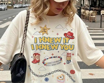 Vintage I Knew It I Knew You Shirt, TS and Tay Story 5 Friendship Shirt, Woody Buzz Lightyear Tee, TS Family Matching Tees