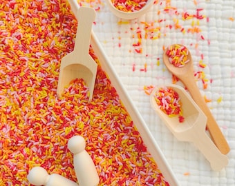 Colored Rice | Sensory Bin Filler | Mixed Colored Rice for Sensory Play