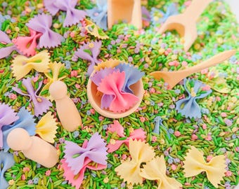 Spring Sensory Bin Filler | Colorful Chickpea Filler for Sensory Play | Easter Sensory