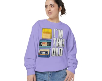 Funny Retro PNG: I'm This Old 80s 90s Nostalgia Design (Digital Download)