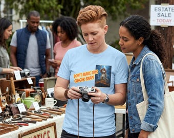 T-shirt graphique Ginger Snap, T-shirt Redhead Power, Vêtements de déesse mythique celtique