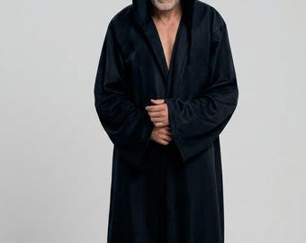 Jedi-gewaadmantel – bruin cosplaykostuum met capuchon – Star Wars geïnspireerde outfit voor volwassenen – Halloween- en Comic Con-kostuum