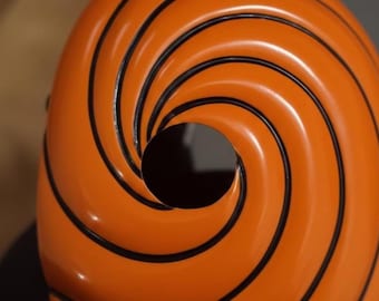 Oranje spiraal anime-masker – cosplay, Halloween, Comic Con-accessoire