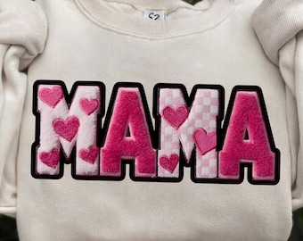 MAMA Vday PNG, Mama Varsity png , Mama Latch Hook ,3 PNG, Trendy Valentine Mama Sublimation, Preppy Vday Mom Shirt Design, Download