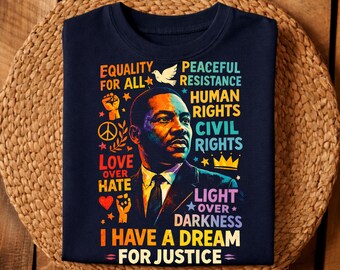 Martin Luther King PNG, I Have a Dream PNG, Mlk Day Sublimation Design, Black History Month Shirt PNG, 300 Dpi Transparent Download