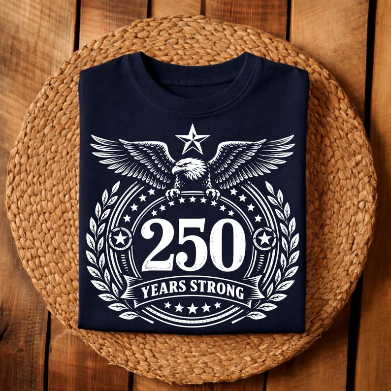 America 250 SVG PNG | USA 250th Anniversary 1776-2026 | Semiquincentennial Patriotic Design | Cricut Cut File Sublimation