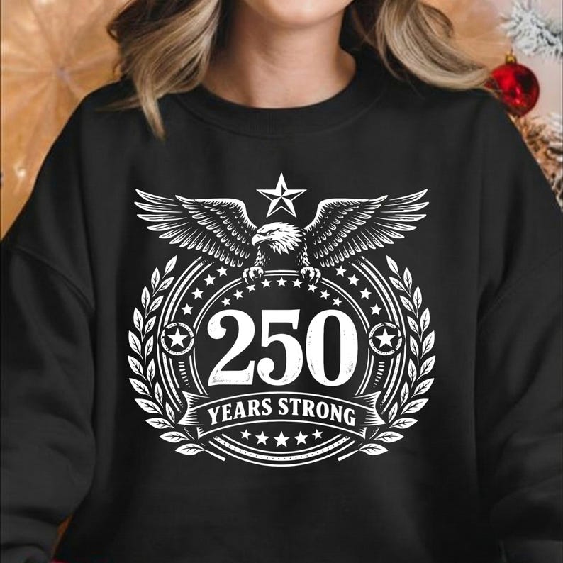 America 250 SVG PNG | USA 250th Anniversary 1776-2026 | Semiquincentennial Patriotic Design | Cricut Cut File Sublimation