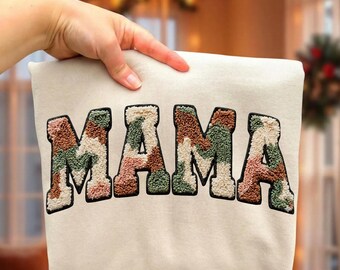 Hunting Mama Camo PNG — Vintage Western Mom Shirt Design | Sublimation & Cricut Ready