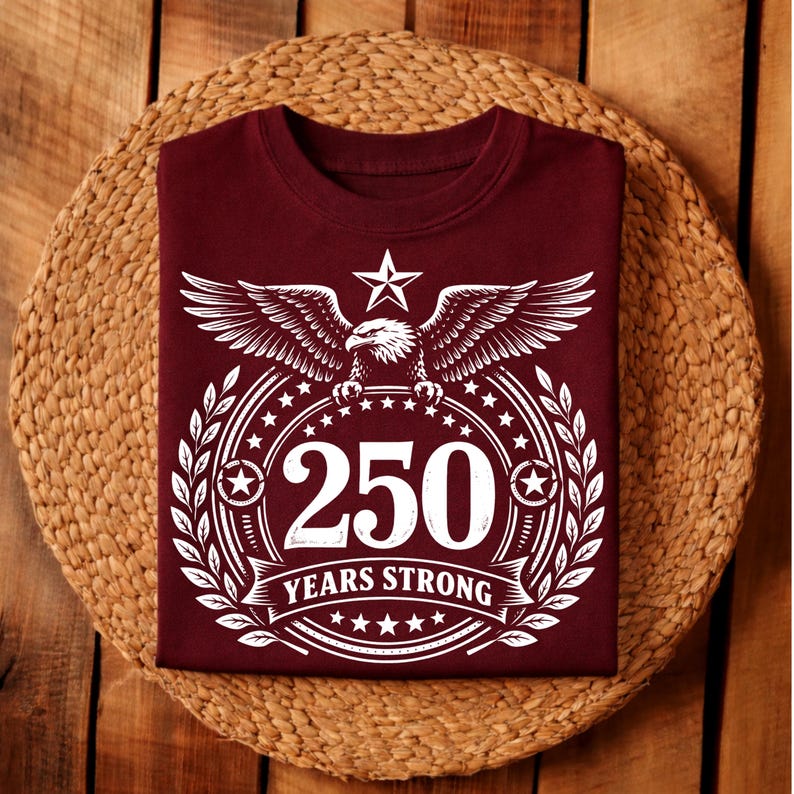 America 250 SVG PNG | USA 250th Anniversary 1776-2026 | Semiquincentennial Patriotic Design | Cricut Cut File Sublimation