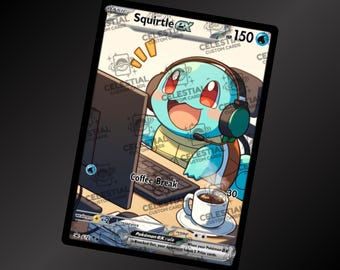 Squirtle | Custom Made Card | Fan Art Card