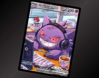 Gengar | Custom Made Card | Fan Art Card