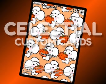 Pumpkin, Fall, Spooky Season, Halloween | Maushold | Custom Made Card | Fan Art Card